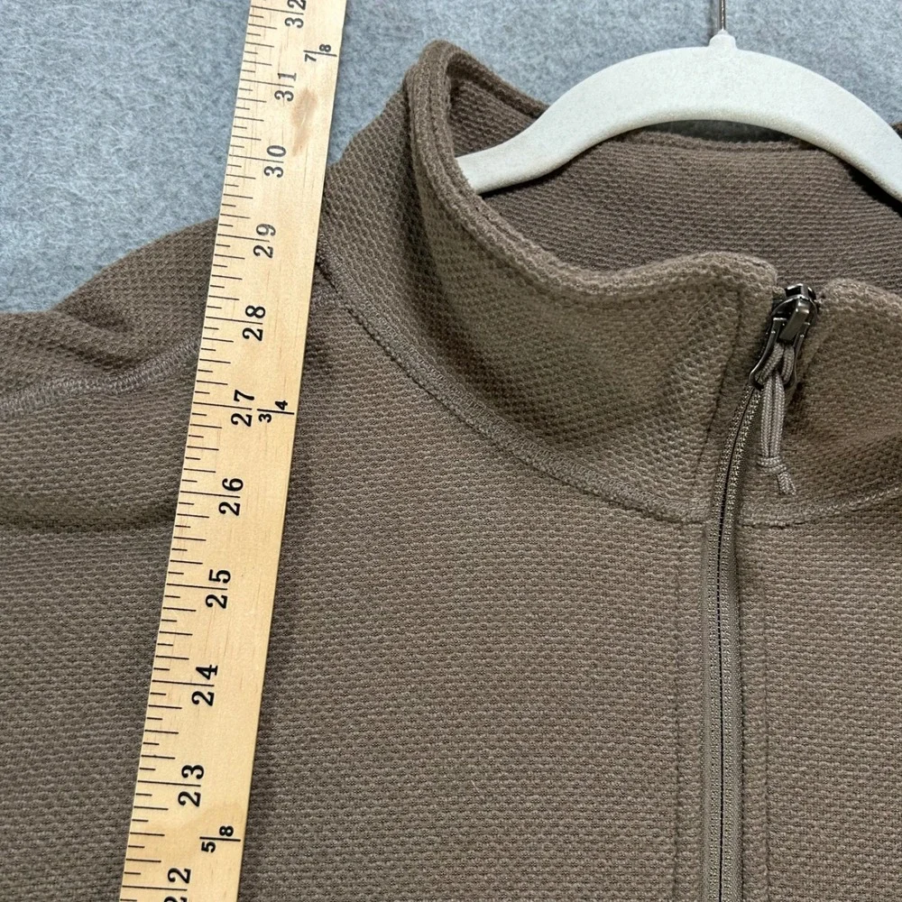 The North Face Pullover 1/4 Zip Mens XXL Brown Waffle Fleece Hiking Outdoor